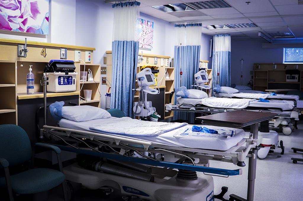 Surgical Beds in a Row at the ESHC Surgery Clinic